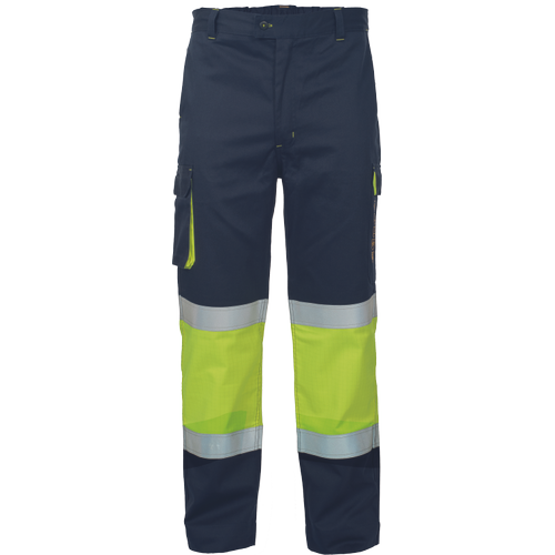 CERVA MULTINORM STRIP FR HV nadrág sárga/navy termék fő termékképe