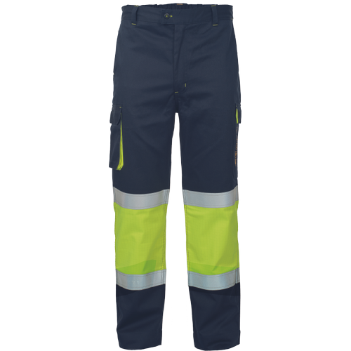 CERVA MULTINORM STRIP FR HV nadrág sárga/navy termék fő termékképe