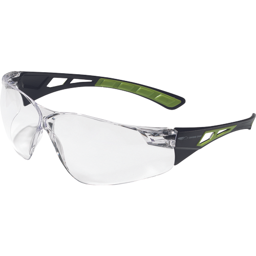 SHELTER védőszemüveg víztiszta zöld/fekete keret termék fő termékképe