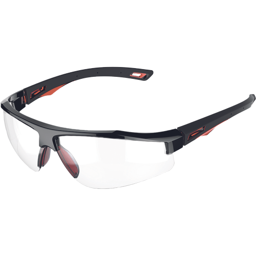 GALACTUS védőszemüveg víztiszta piros/fekete keret termék fő termékképe