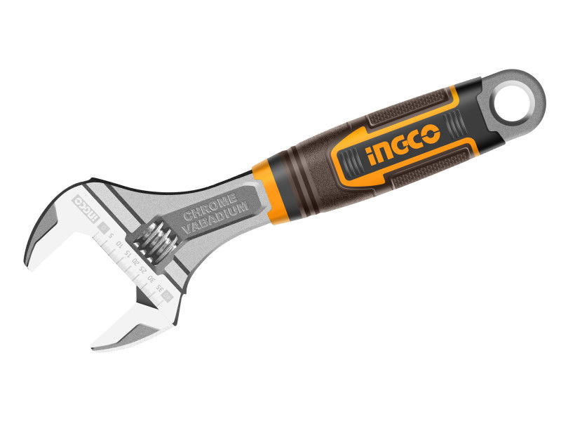 INGCO Állítható villáskulcs 0-40 mm / 250 mm CrV termék fő termékképe