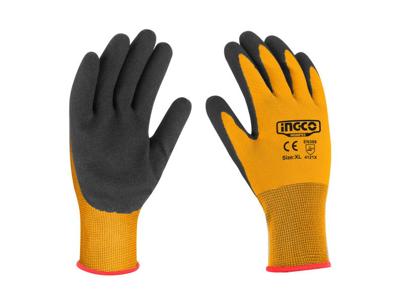 INGCO Szerelőkesztyű XL nitril mártott termék fő termékképe