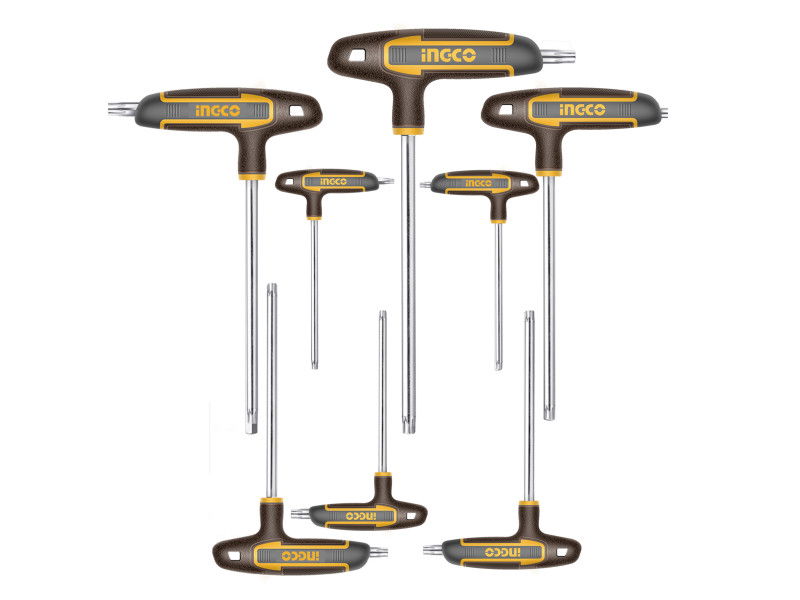 INGCO Torx T-kulcs készlet 8 részes S2 termék fő termékképe