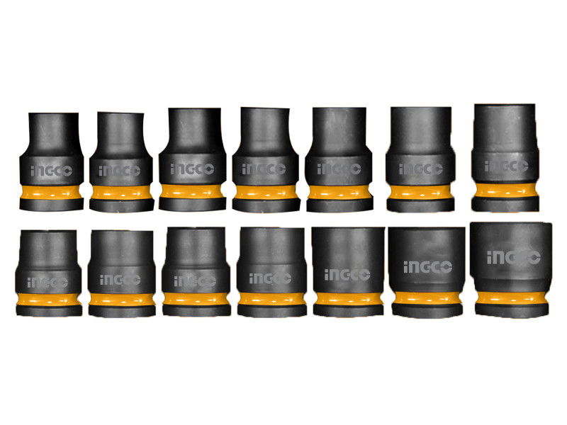 INGCO Gépi dugókulcs készlet 14 részes 1/2" 10-27 mm CrMo termék fő termékképe