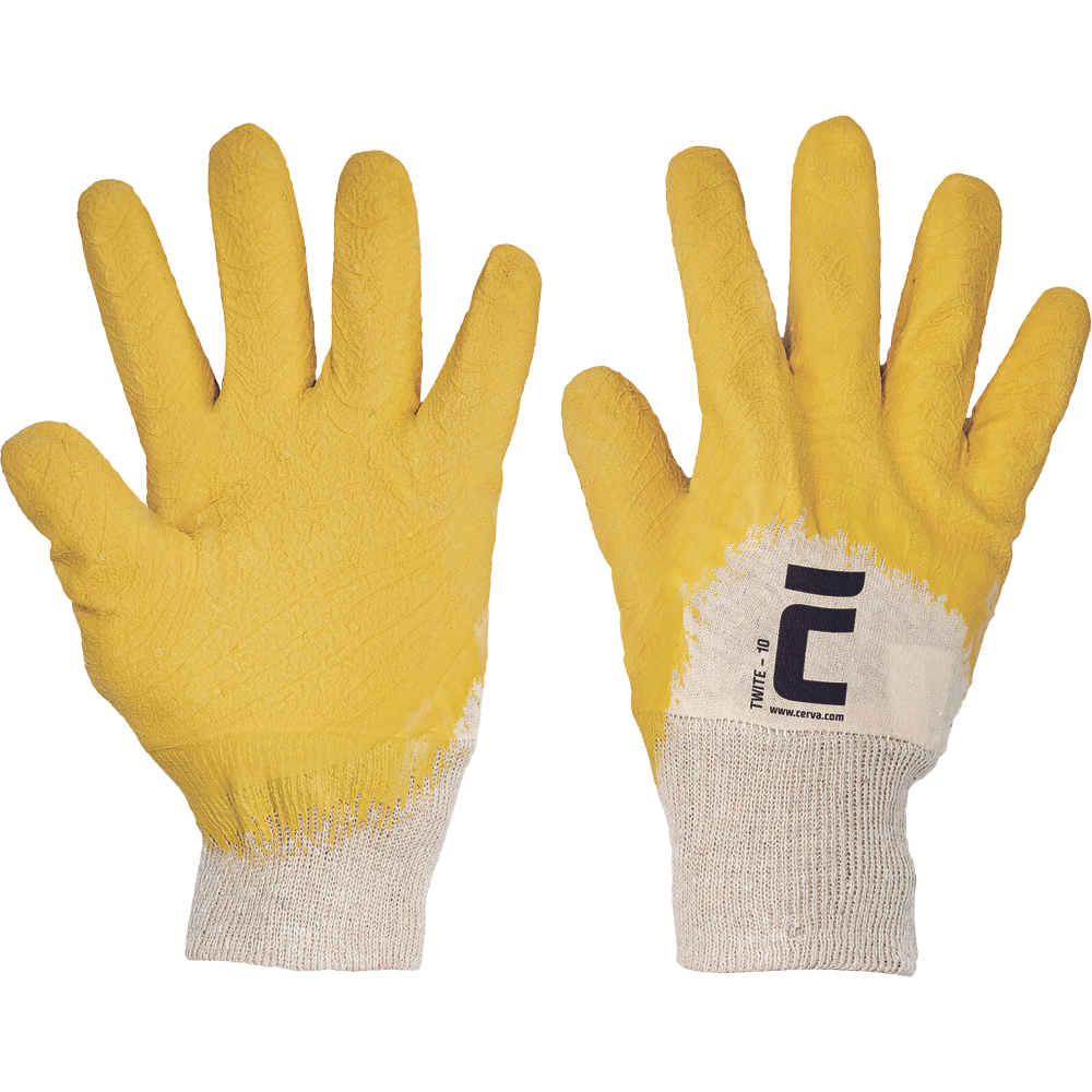 CERVA TWITE latex érdesített kesztyű kötött termék fő termékképe