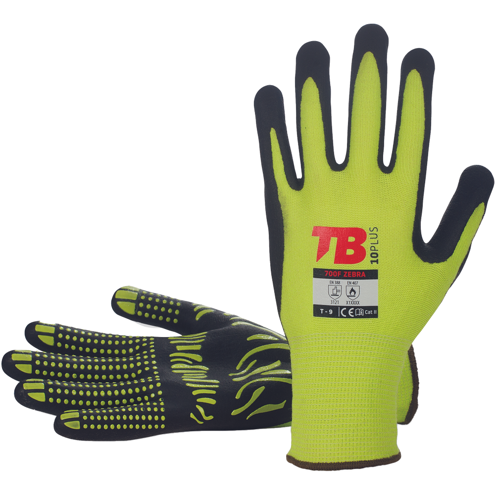 CERVA TB 700F ZEBRA kesztyű termék fő termékképe