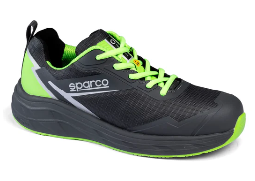 SPARCO IMPULSE LUCAS ESD S3S SR FO HRO munkavédelmi cipő sötét szürke-zöld termék fő termékképe