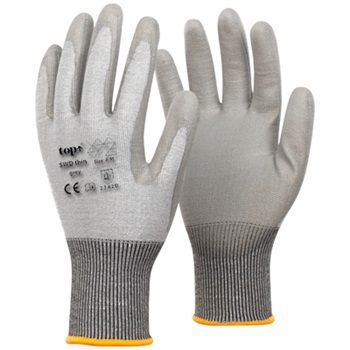TOP SWD THIN PU mártott vágás biztos kesztyű, acélszálakkal erősítve termék fő termékképe