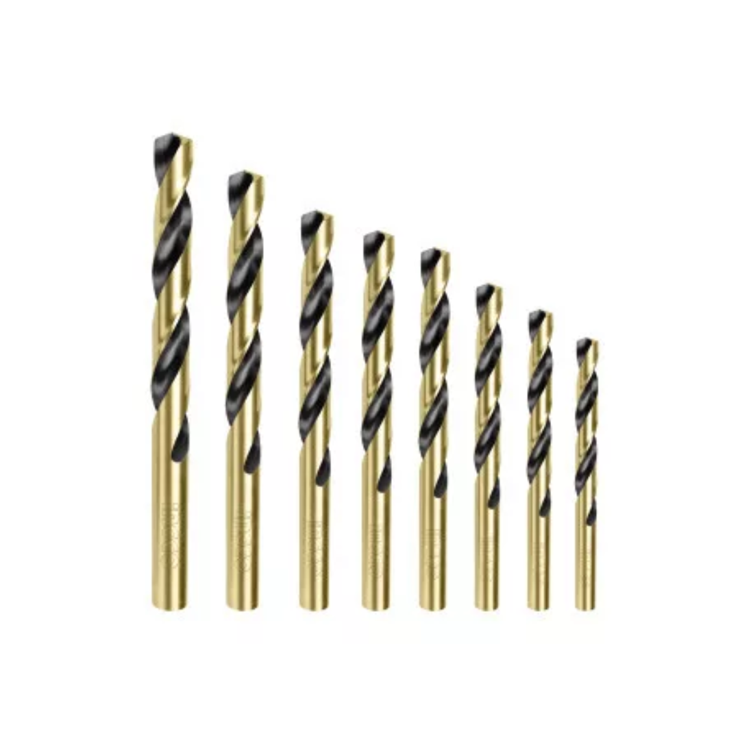 INGCO Csigafúró készlet 8 részes 2-8 mm HSS hengeres termék fő termékképe