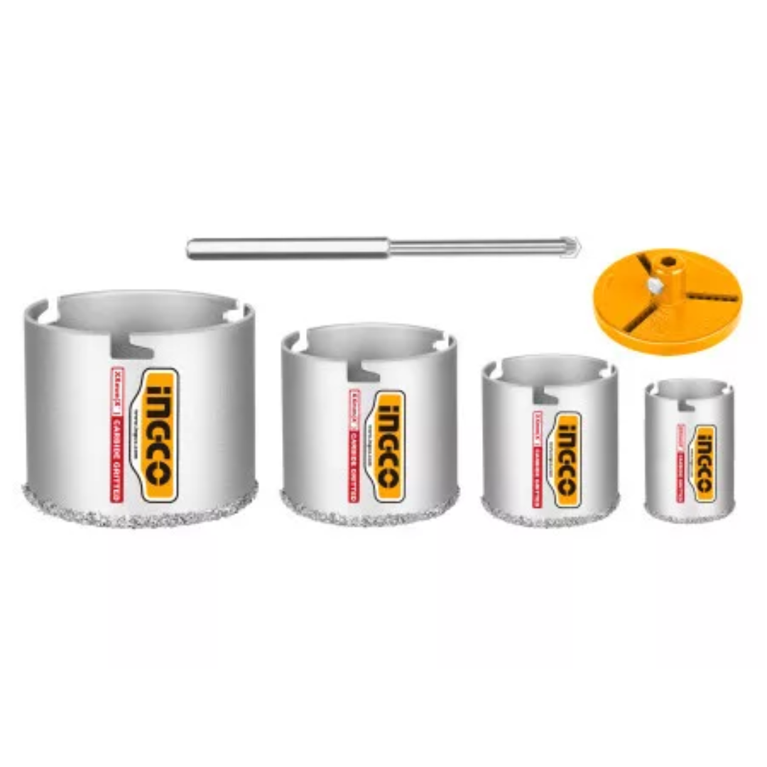 INGCO Gyémánt Körkivágó készlet 6 részes 33-83 mm termék fő termékképe