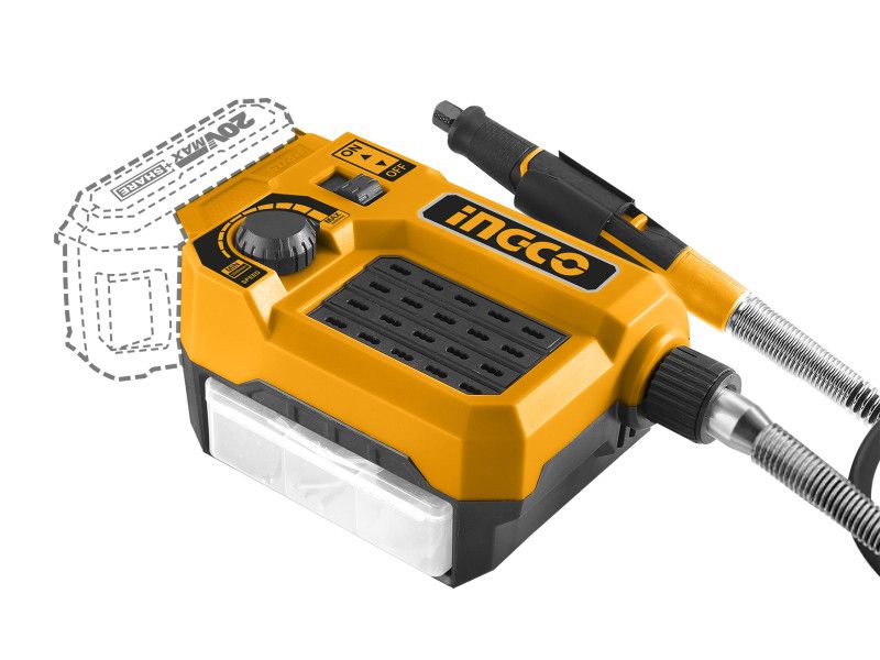 INGCO Akkus mini csiszoló 20 V (akku és töltő nélkül) termék fő termékképe