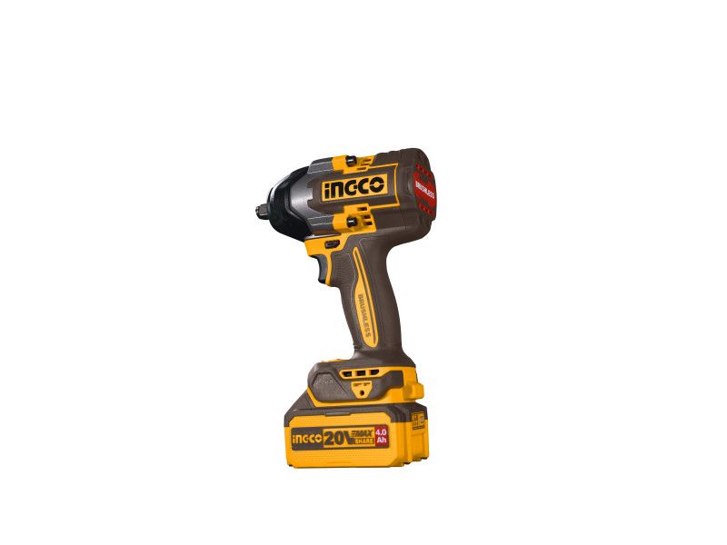 INGCO Akkus ütvecsavarozó 1/2" 850 Nm szénkefe nélküli 20 V (akku és töltő nélkül) termék fő termékképe