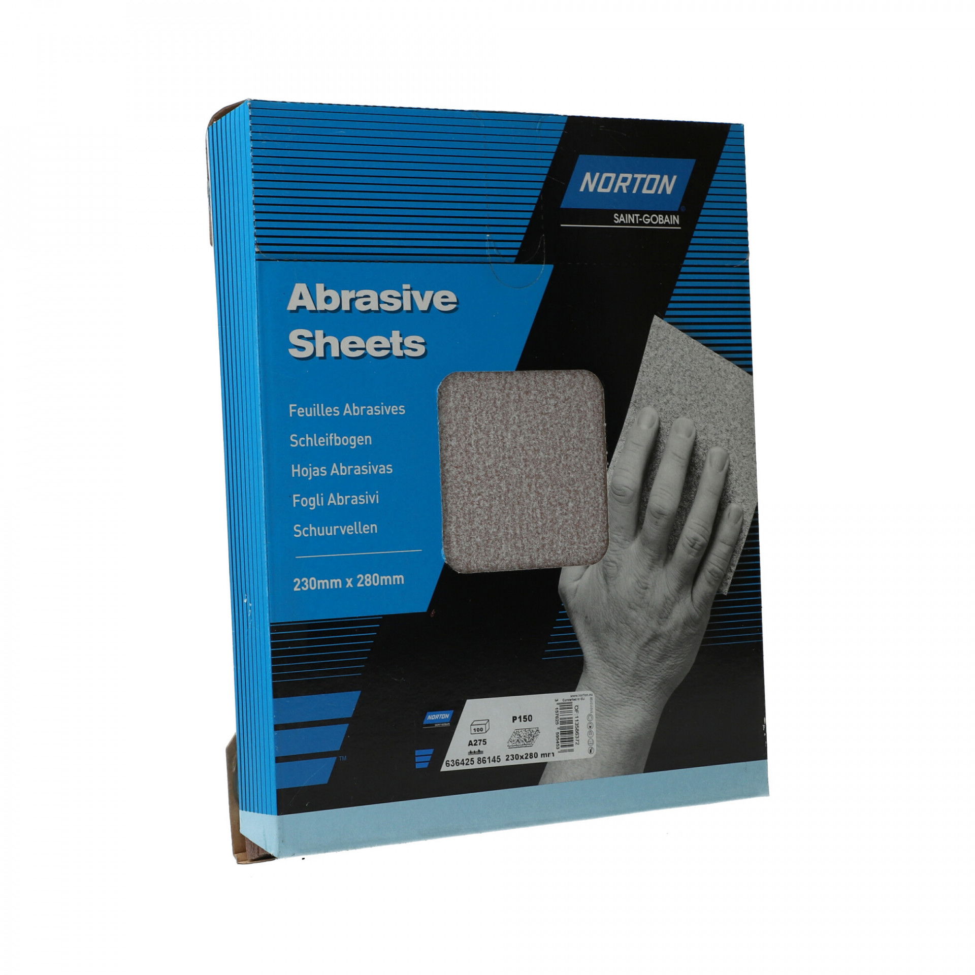 Norton Pro A275 No-Fil® csiszolópapír 230x280mm P150, 100 db/csomag termék fő termékképe