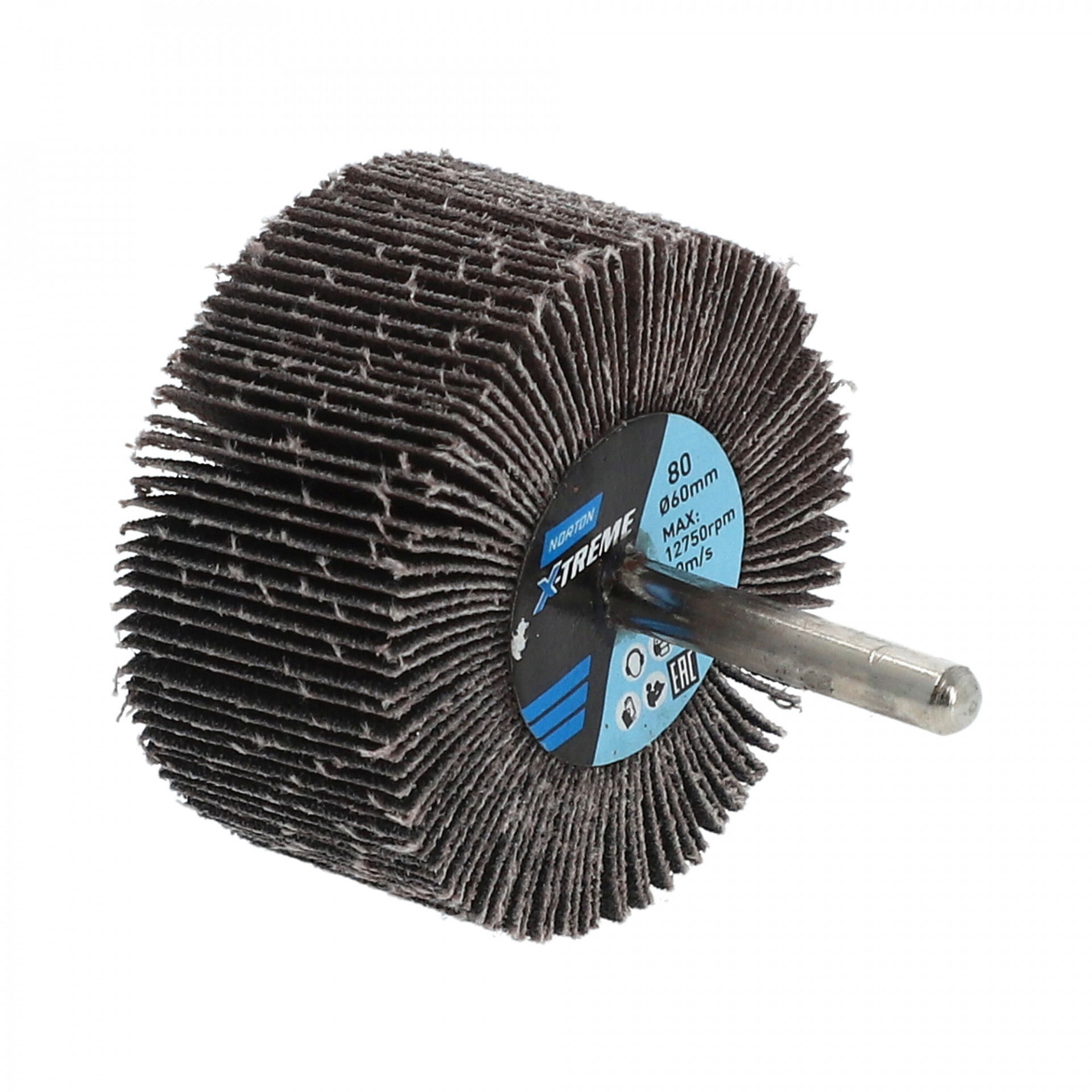 Norton X-Treme S R427 csapos lamellás csiszolókorong Ø60x30x6mm P80, 10 db/csomag termék fő termékképe