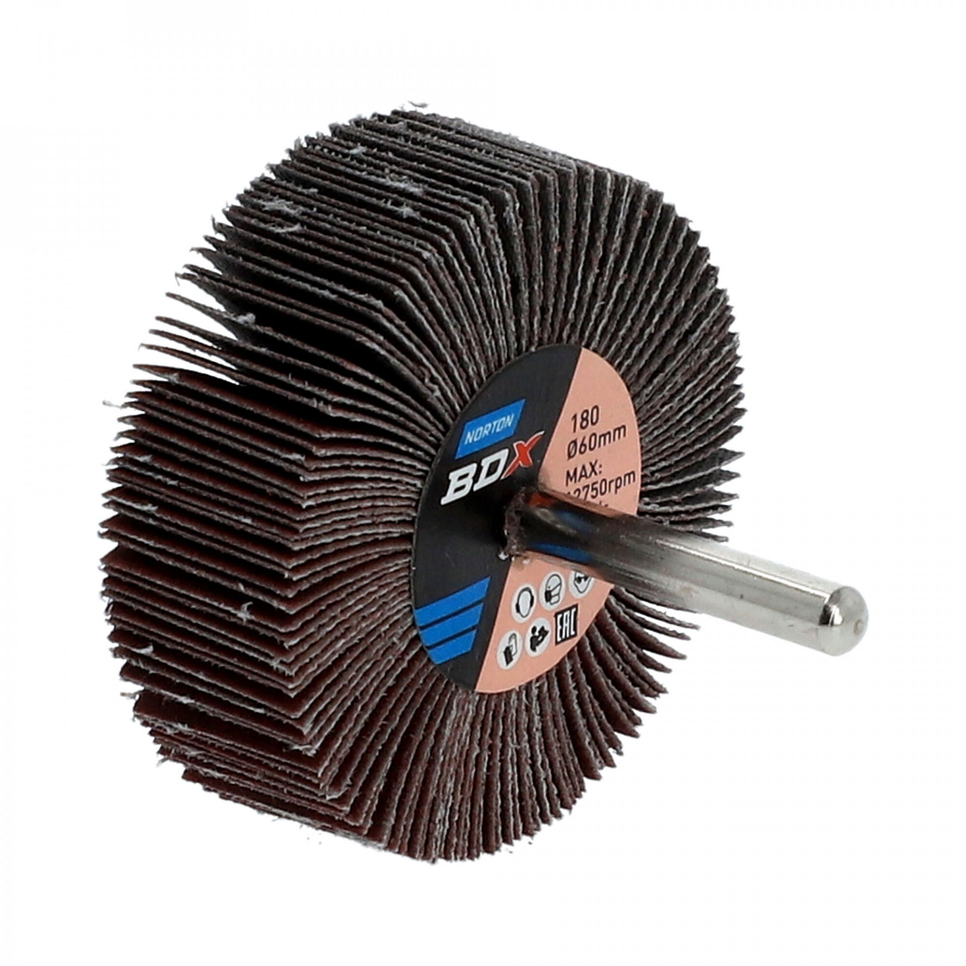 Norton Metal R207Plus csapos lamellás csiszolókorong Ø60x20x6mm P180, 10 db/csomag termék fő termékképe