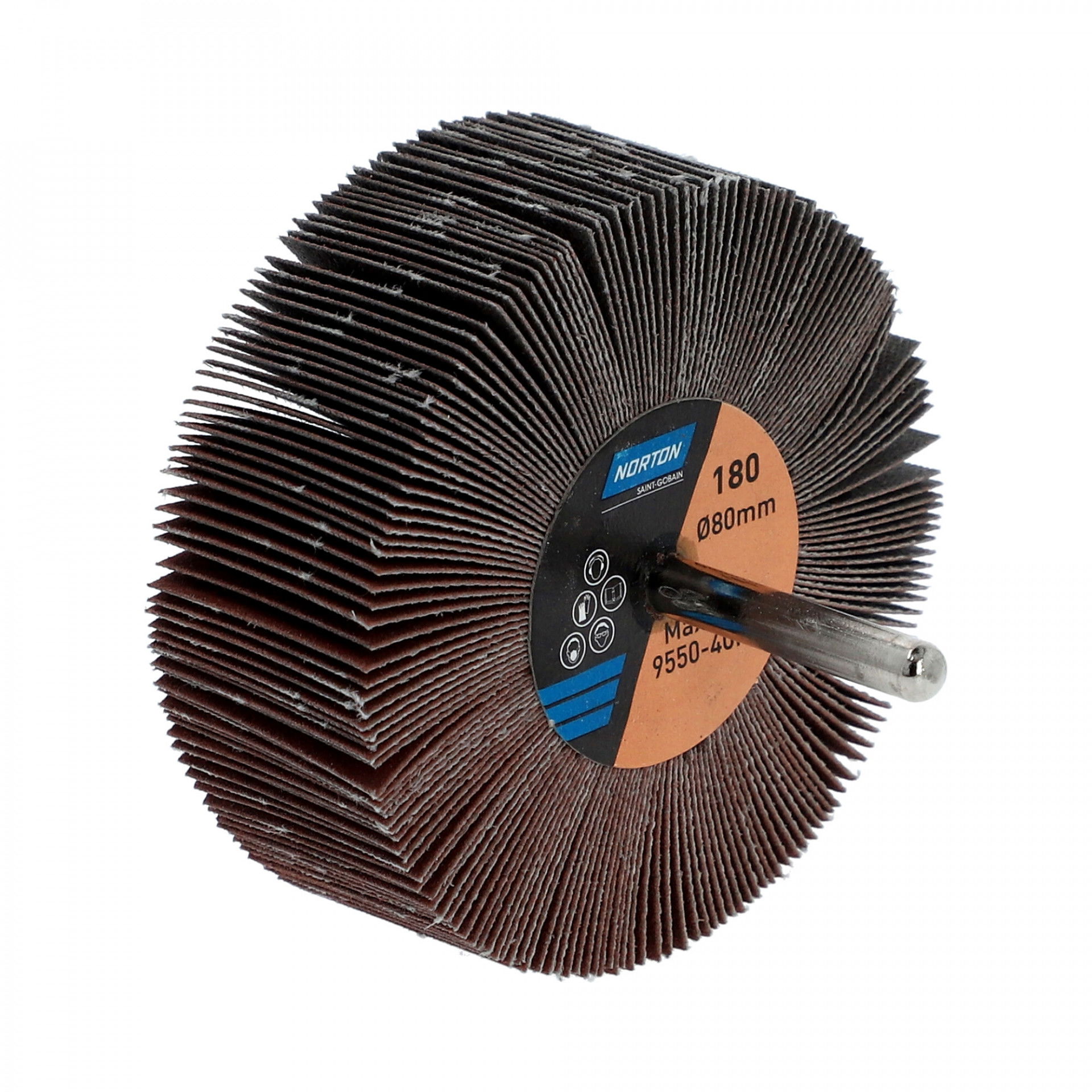 Norton Metal R207Plus csapos lamellás csiszolókorong Ø80x30x6mm P180, 10 db/csomag termék fő termékképe