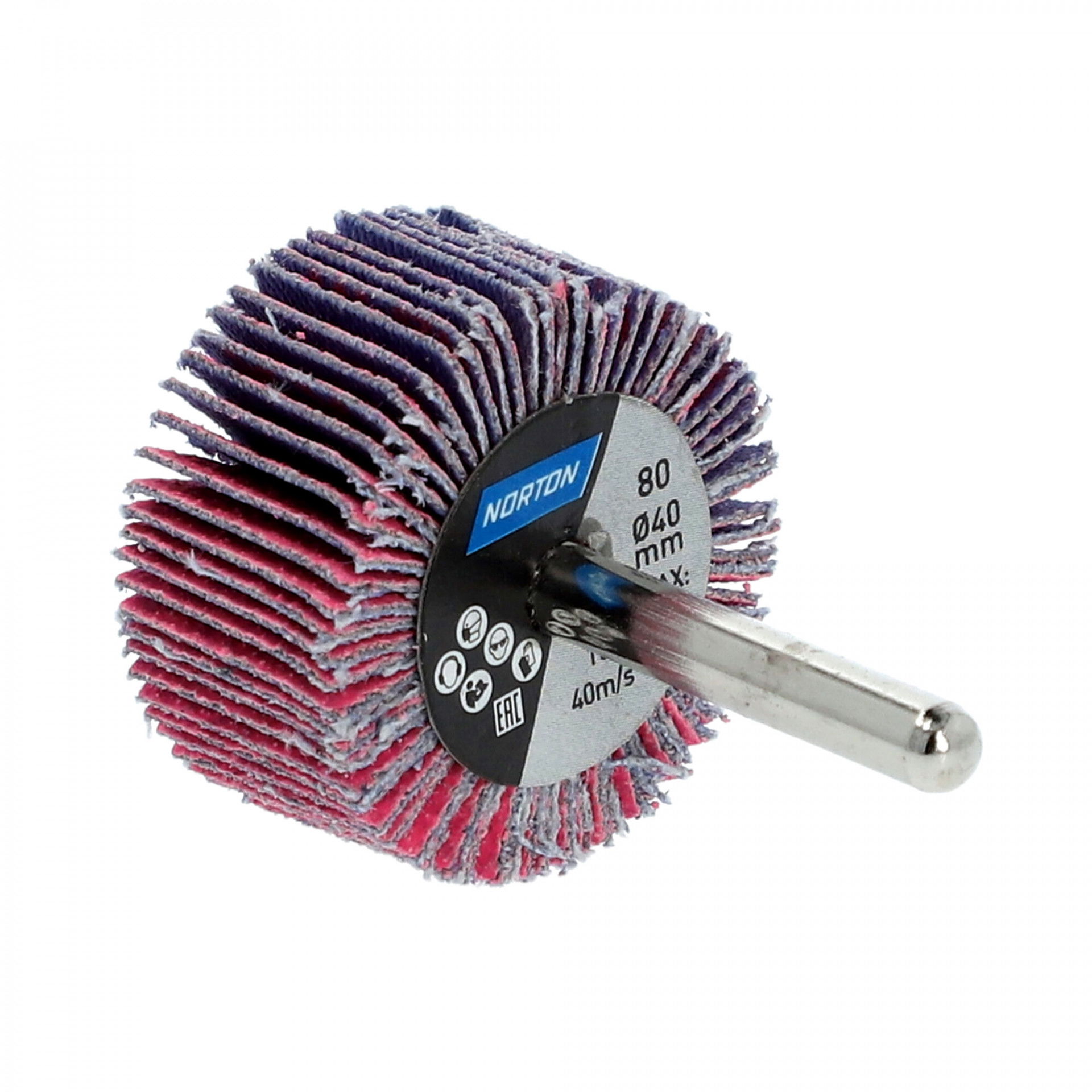 Norton Quantum R928 csapos lamellás csiszolókorong Ø40x20x6mm P80, 10 db/csomag termék fő termékképe