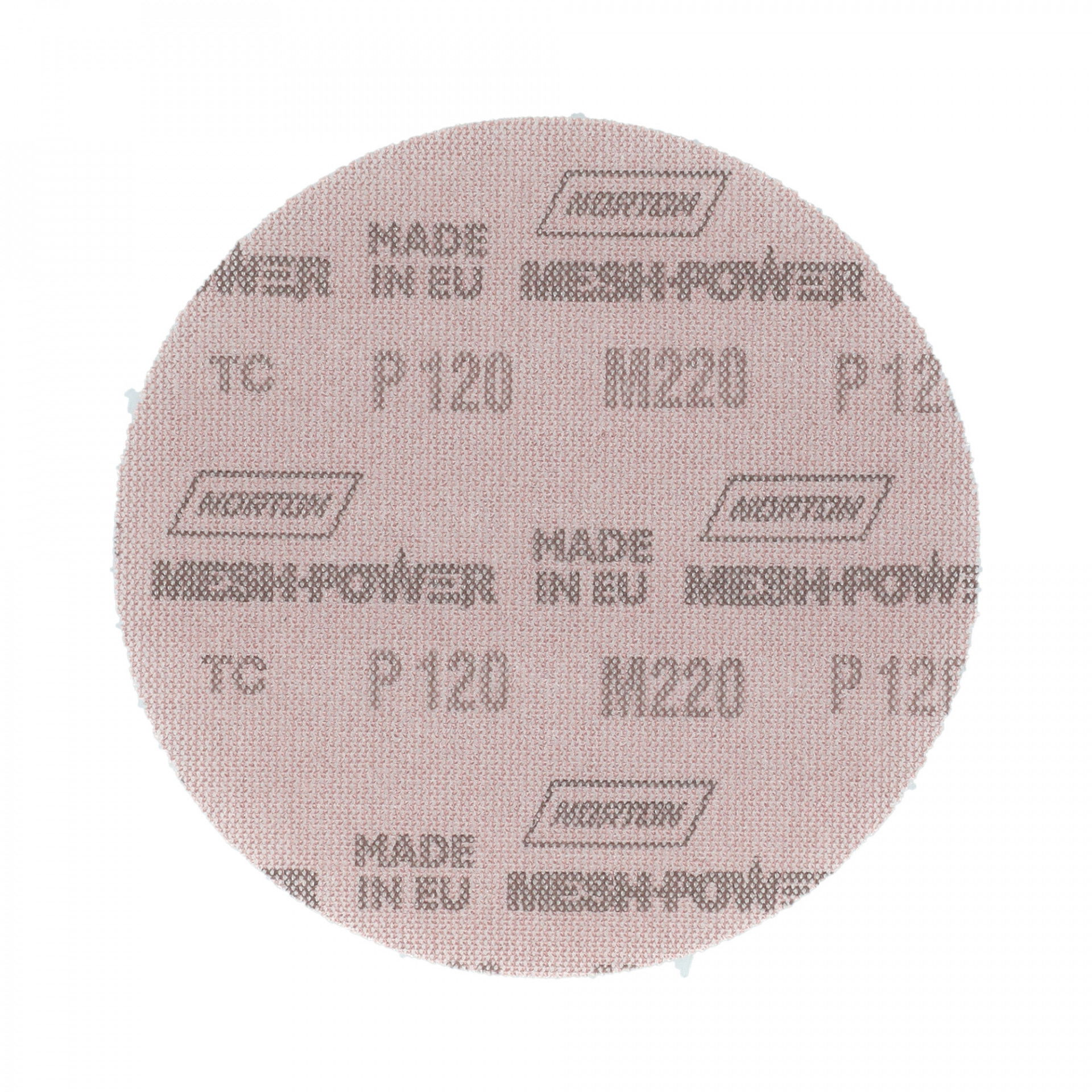 Norton MeshPower Aluminium-oxid M220 csiszolóháló Ø150 mm P120, 50 db/csomag termék fő termékképe