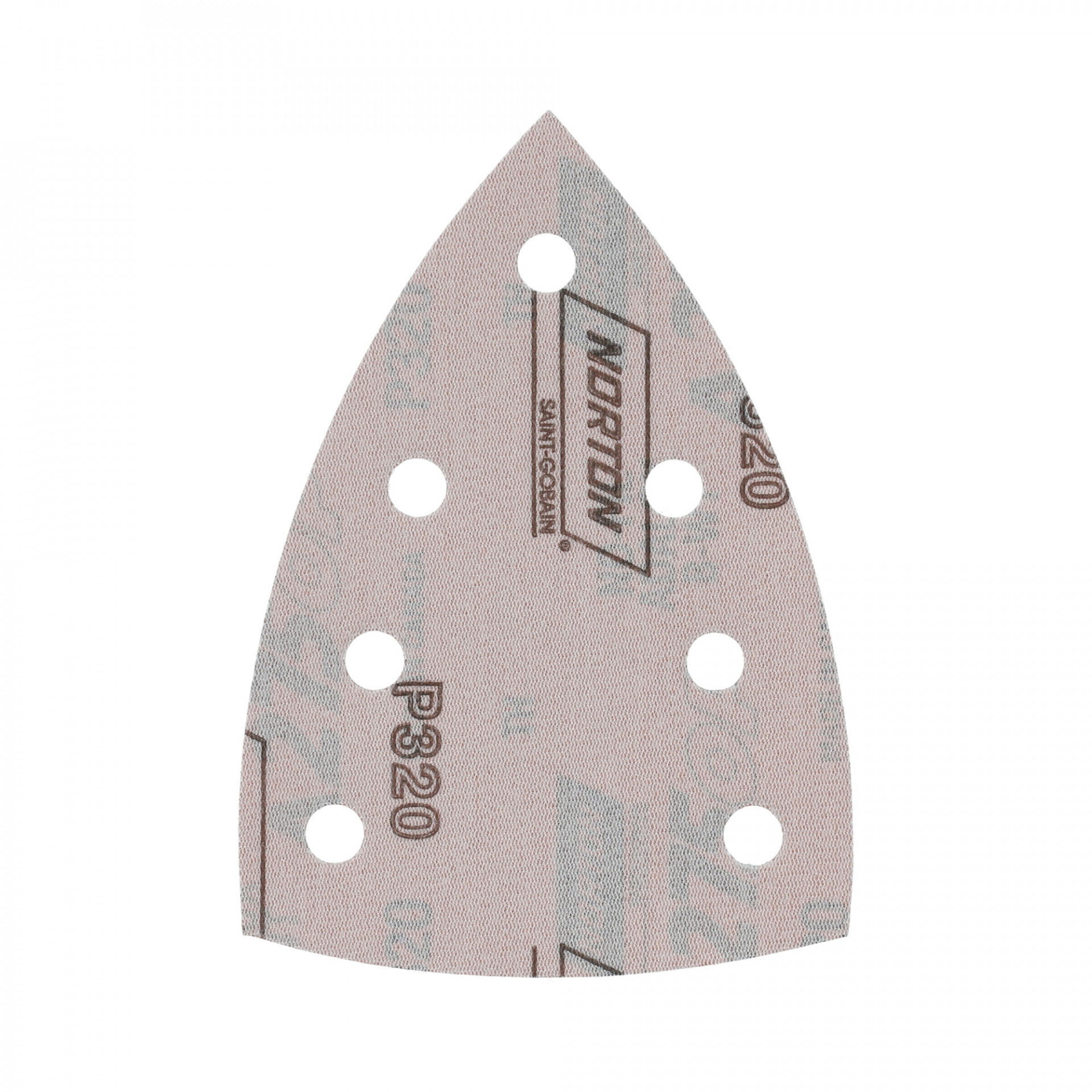 Norton A275 delta tépőzáras csiszolólap 100x150mm P500, 100 db/csomag termék fő termékképe