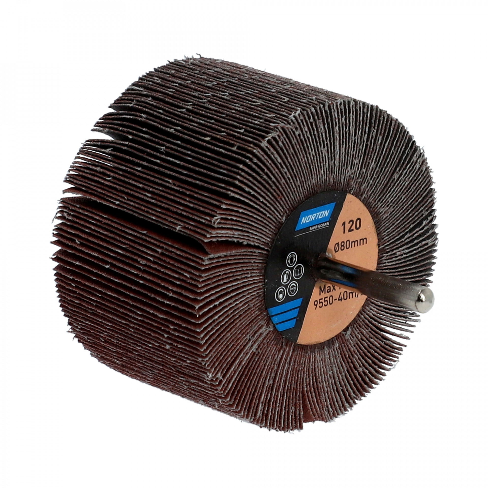 Norton Metal R207Plus csapos lamellás csiszolókorong Ø80x50x6mm P120, 10 db/csomag termék fő termékképe