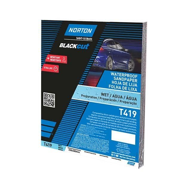 Norton T419 vízálló csiszolópapír 230x280mm P1200, 200db/csomag termék fő termékképe