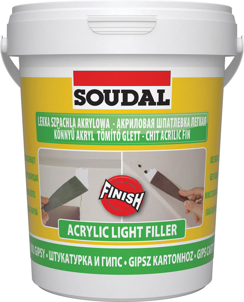Soudal Soudafill Light akril tömítő, 0.9 l termék fő termékképe