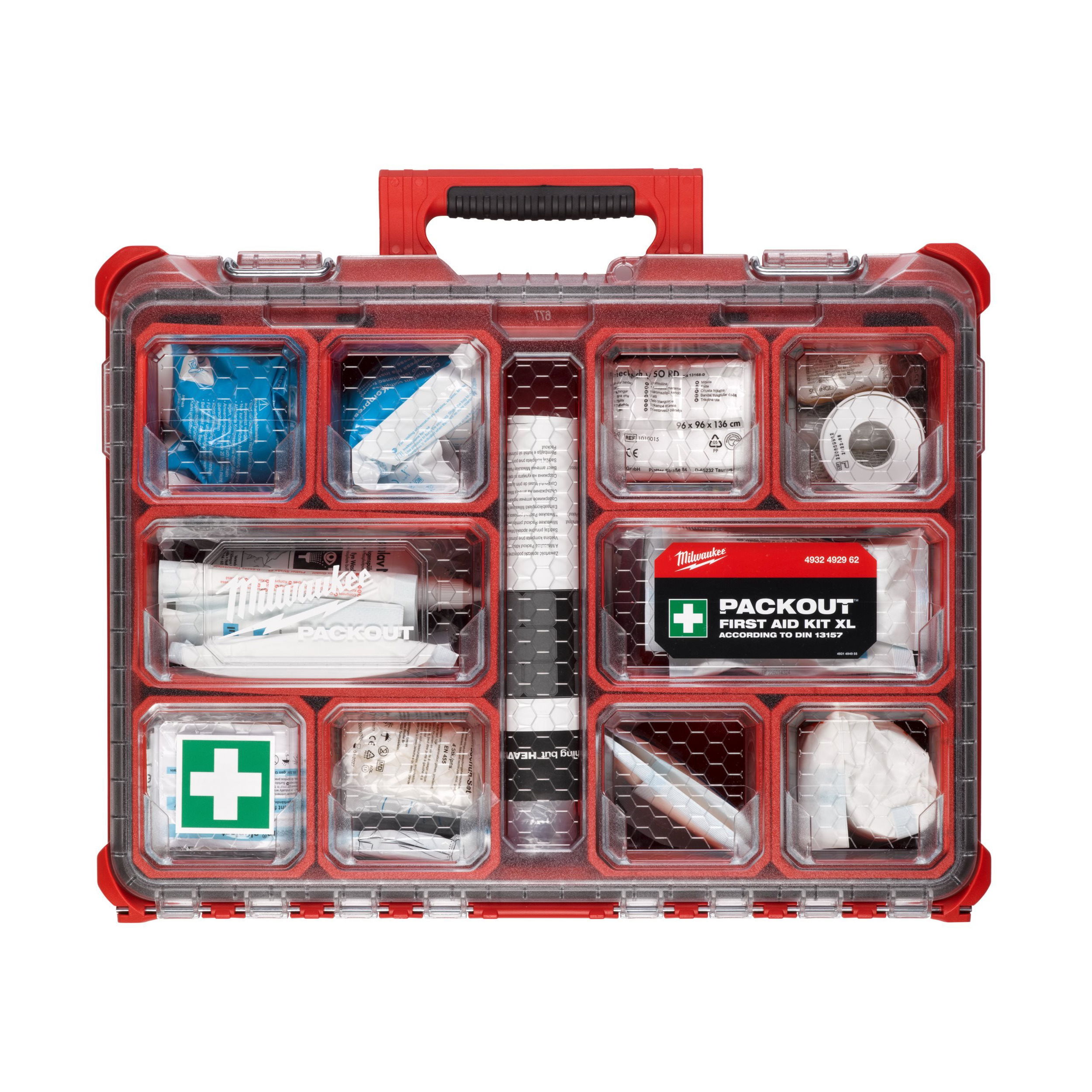 Milwaukee PACKOUT™ XL elsősegély láda, DIN 13157 termék fő termékképe