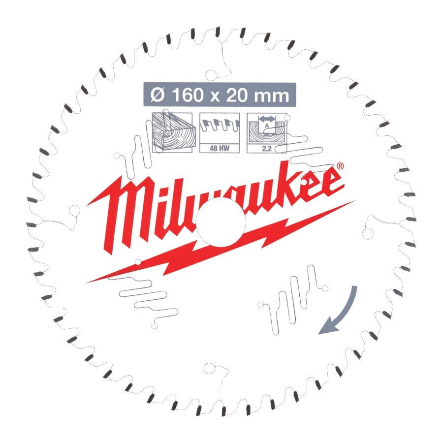 Milwaukee CSB P W körfűrészlap 160/20/48ATB termék fő termékképe