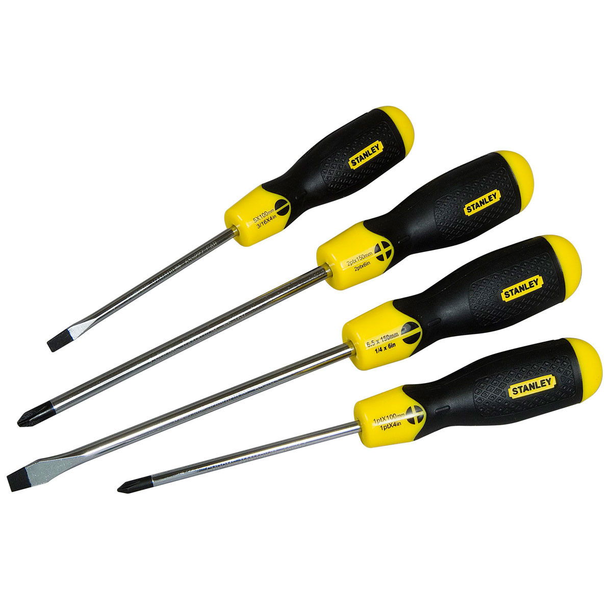 Stanley 0-65-013 CushionGrip™ csavarhúzó készlet, 4 részes termék fő termékképe